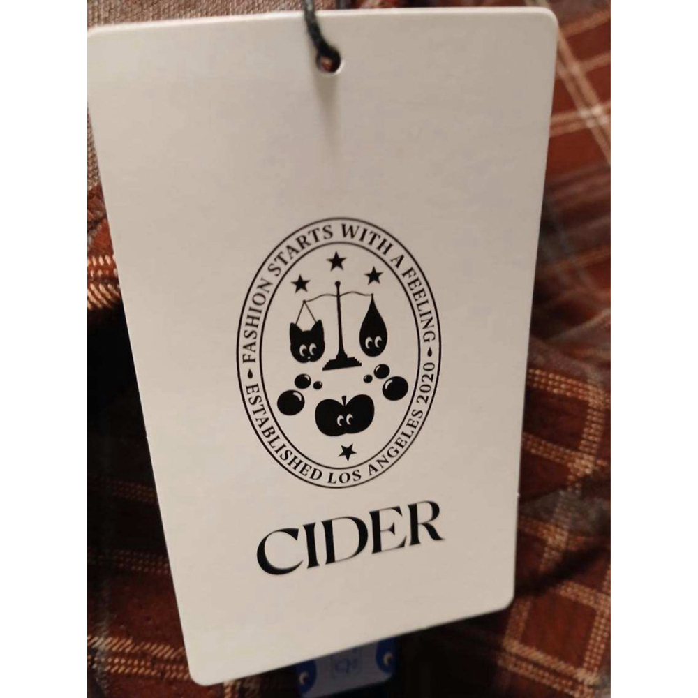 Cider Women’s Plaid Sleeveless Drop Waist Dress XL NWT JC545 - Picture 8 of 12